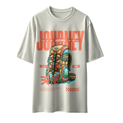 Journey Begins Unisex Oversized T-Shirt