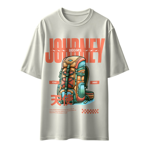 Journey Begins Unisex Oversized T-Shirt
