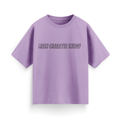 Main Character Energy Unisex Oversized T-Shirt