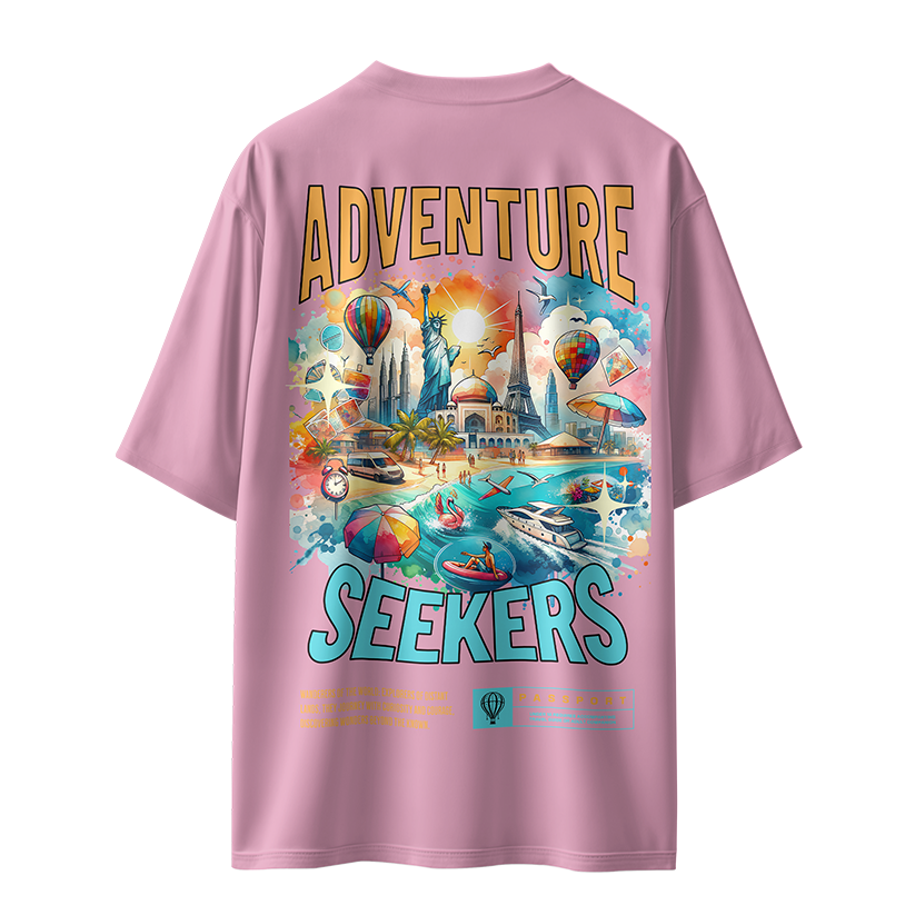 Adventure Seekers Unisex Oversized T-Shirt