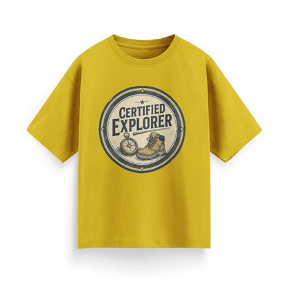 Certified Explorer Unisex Oversized T-Shirt