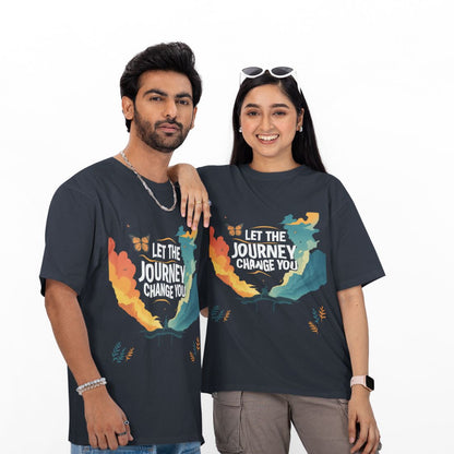 Let the Journey Change You Unisex Oversized  T-Shirt