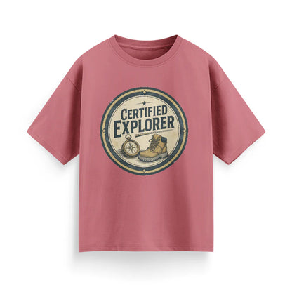 Certified Explorer Unisex Oversized T-Shirt