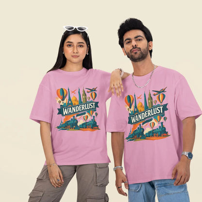 Wanderlust Unisex Oversized  T-Shirt
