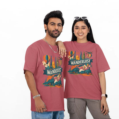 Wanderlust Unisex Oversized  T-Shirt