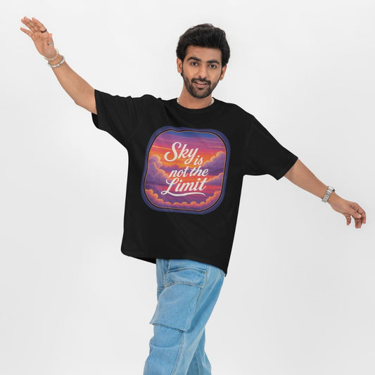Sky is Not the Limit Unisex Oversized T-shirt
