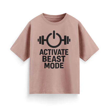 Activate Beast Mode Unisex Oversized T-Shirt