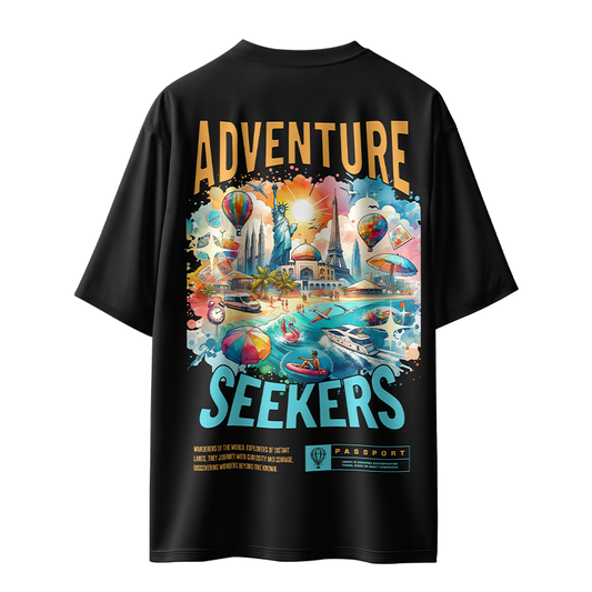 Adventure Seekers Unisex Oversized T-Shirt