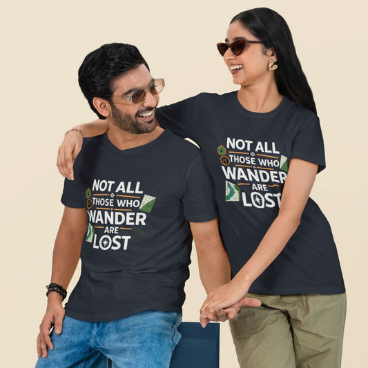 Not All Those Who Wander Are Lost Unisex Oversized T-Shirt
