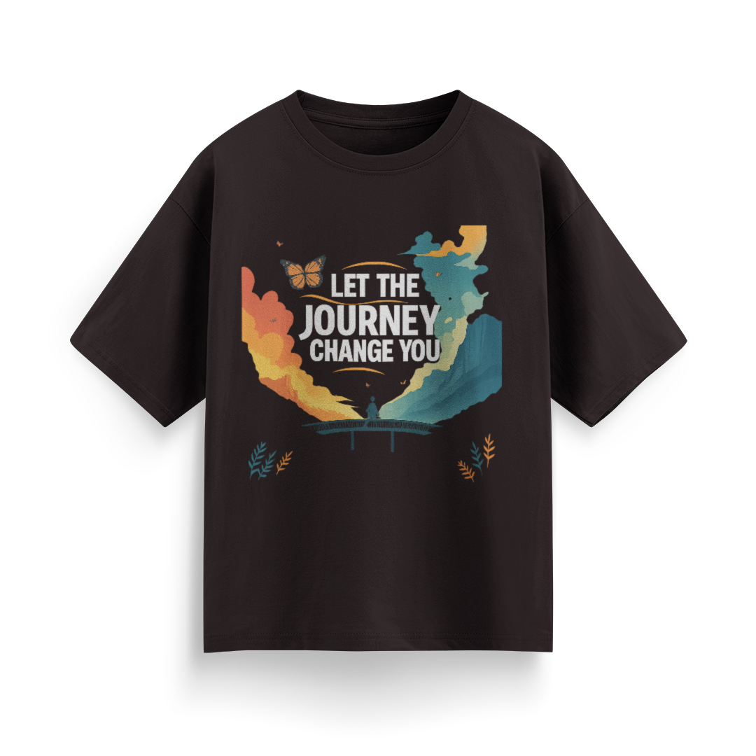 Let the Journey Change You Unisex Oversized  T-Shirt
