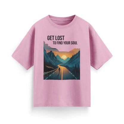 Get Lost to Find Your Soul Unisex Oversized  T-Shirt