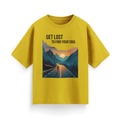 Get Lost to Find Your Soul Unisex Oversized  T-Shirt