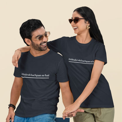 Attitude To Bachpan Se Hai Unisex Oversized T-Shirt