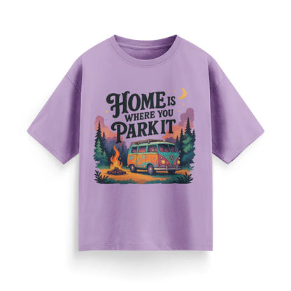 Home is Where You Park It Unisex Oversized T-Shirt