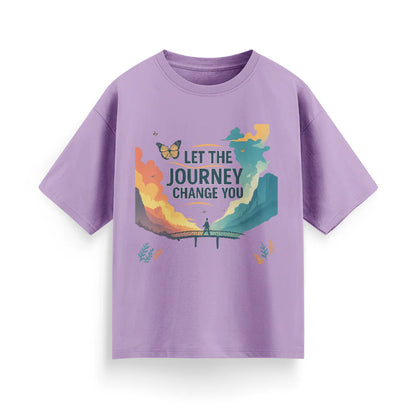 Let the Journey Change You Unisex Oversized  T-Shirt