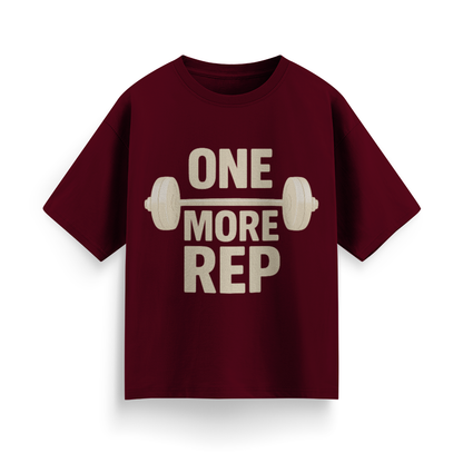 One More Rep Unisex Oversized T-Shirt