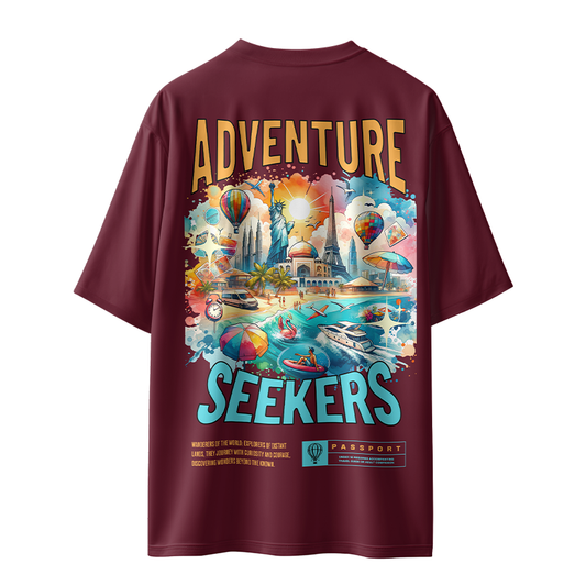 Adventure Seekers Unisex Oversized T-Shirt