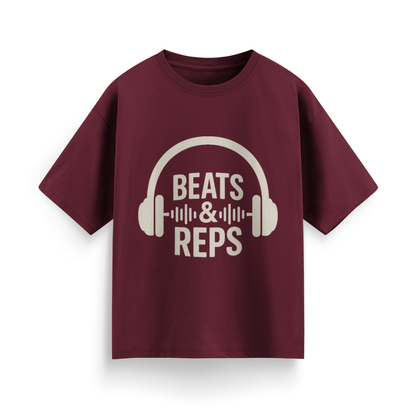 Beats and Reps Unisex Oversized  T-Shirt