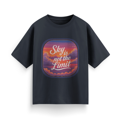 Sky is Not the Limit Unisex Oversized T-shirt