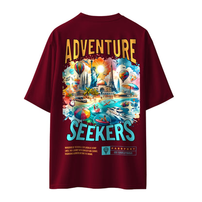 Adventure Seekers Unisex Oversized T-Shirt