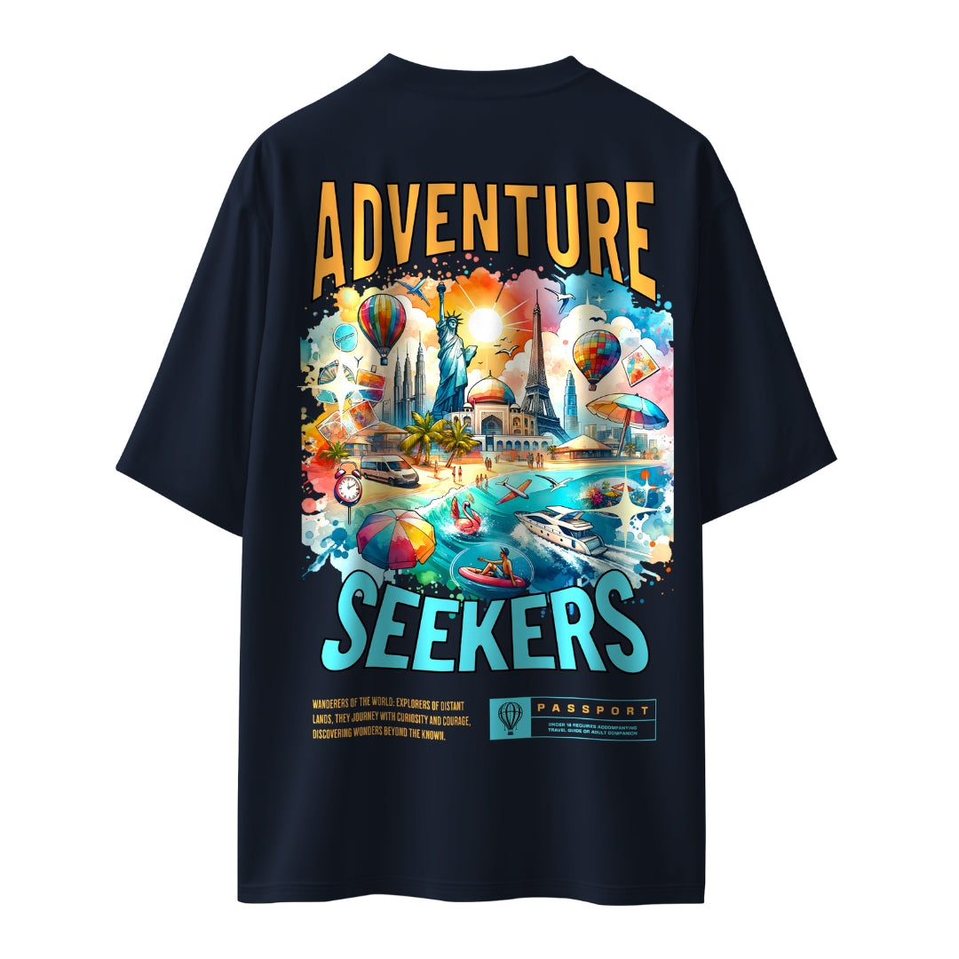 Adventure Seekers Unisex Oversized T-Shirt