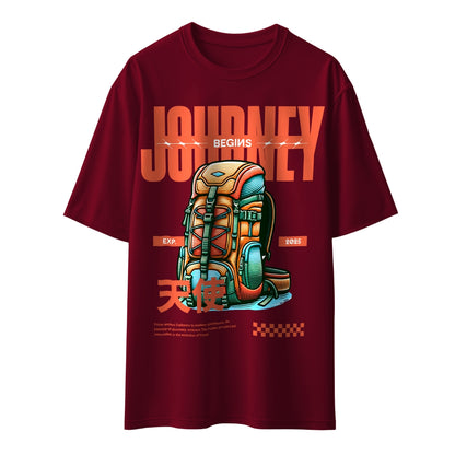 Journey Begins Unisex Oversized T-Shirt