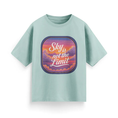 Sky is Not the Limit Unisex Oversized T-shirt