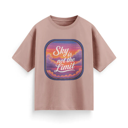 Sky is Not the Limit Unisex Oversized T-shirt