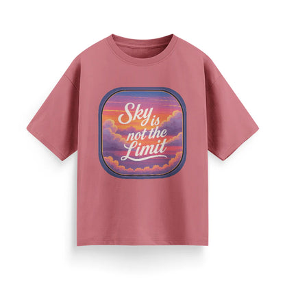 Sky is Not the Limit Unisex Oversized T-shirt