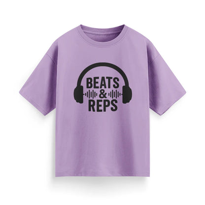 Beats and Reps Unisex Oversized  T-Shirt
