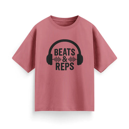 Beats and Reps Unisex Oversized  T-Shirt