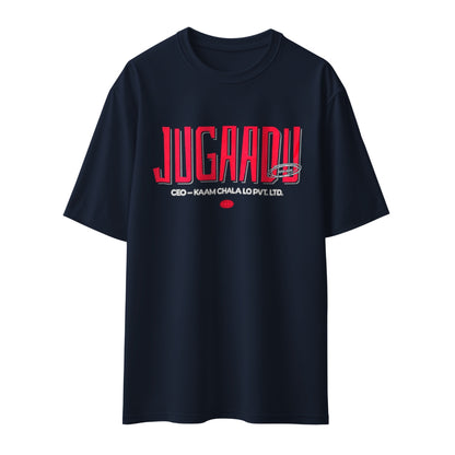 Jugaadu – CEO Kaam Chala Lo Pvt. Ltd. Unisex Oversized T-Shirt