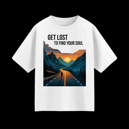 Get Lost to Find Your Soul Unisex Oversized  T-Shirt