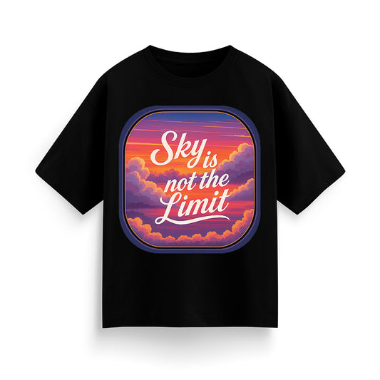 Sky is Not the Limit Oversized T-shirt