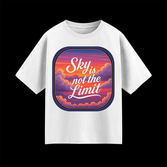 Sky is Not the Limit Oversized T-shirt