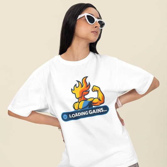 Loading Gains Unisex Oversized T-Shirt