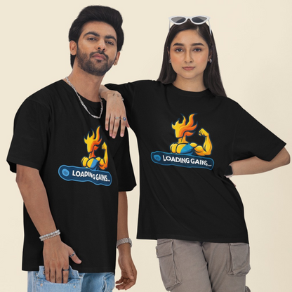 Loading Gains Unisex Oversized T-Shirt