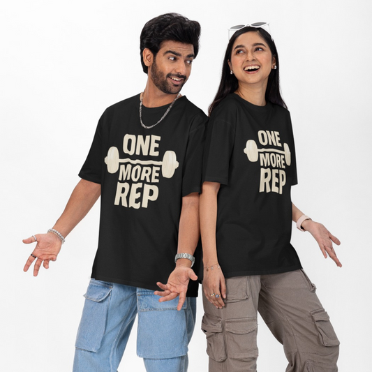 One More Rep Unisex Oversized T-Shirt