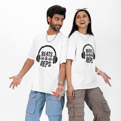 Beats and Reps Unisex Oversized  T-Shirt