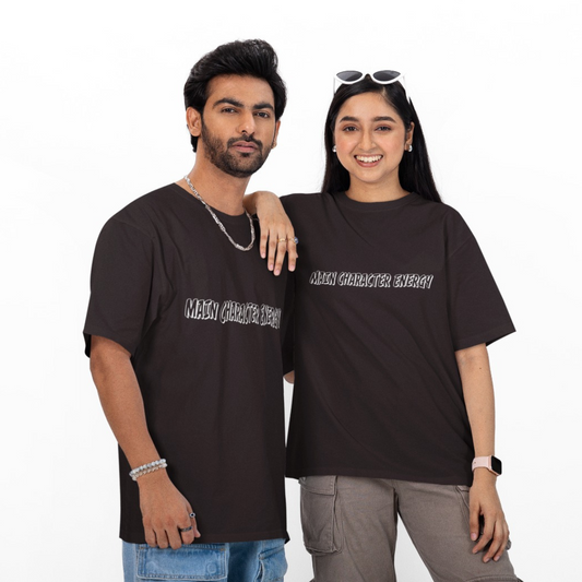 Main Character Energy Unisex Oversized T-Shirt