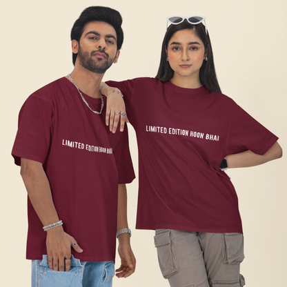 Limited Edition Hoon Bhai Unisex Oversized T-Shirt
