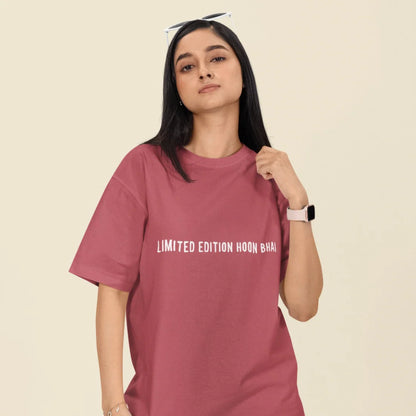 Limited Edition Hoon Bhai Unisex Oversized T-Shirt