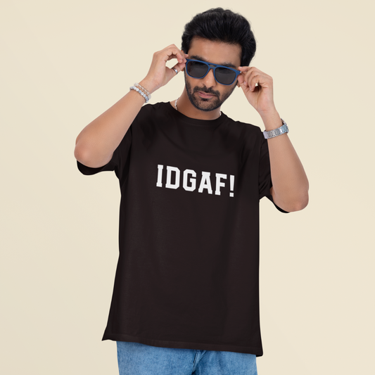IDGAF! Unisex Oversized T-Shirt