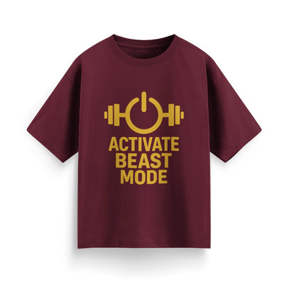 Activate Beast Mode Unisex Oversized T-Shirt