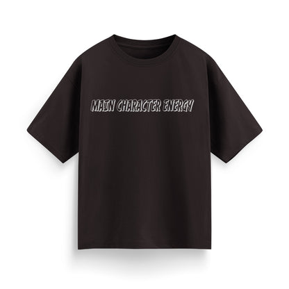 Main Character Energy Unisex Oversized T-Shirt