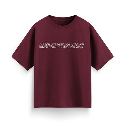 Main Character Energy Unisex Oversized T-Shirt