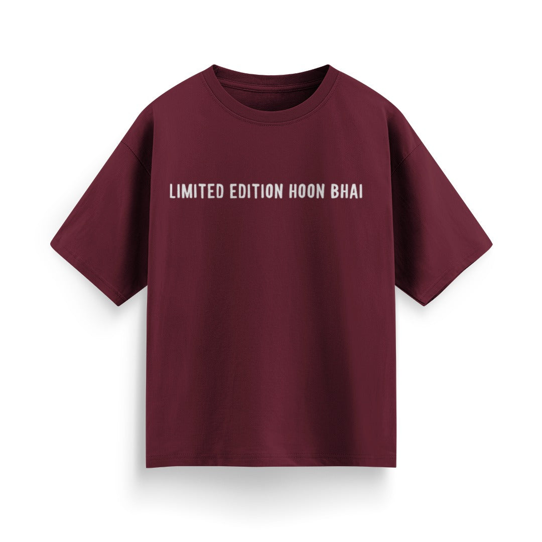Limited Edition Hoon Bhai Unisex Oversized T-Shirt