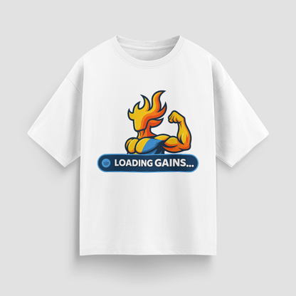 Loading Gains Unisex Oversized T-Shirt